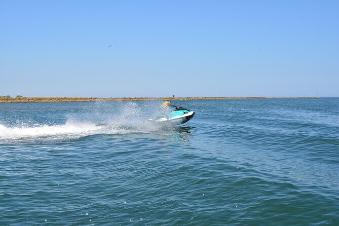 1 Hour Jet Ski Experience in Isla Canela - The open-sea swim: why this return part is worth it