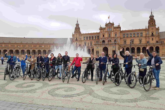 3-hour Guided Bike Tour along the Highlights of Seville - Plaza de España: the photo stop that feels like a mini world