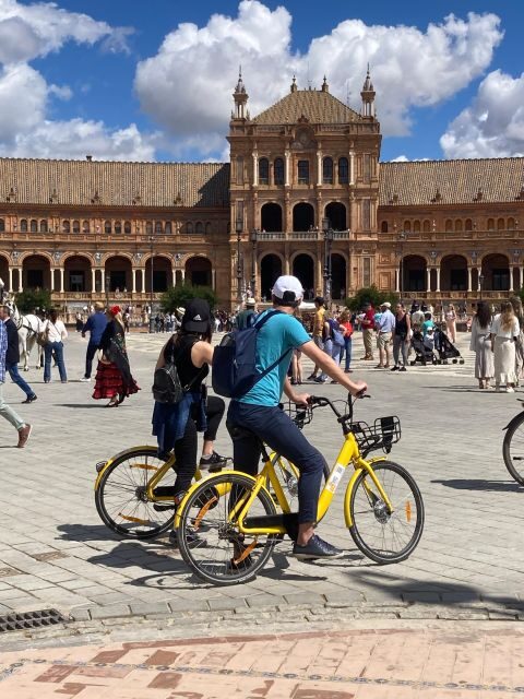 Bike Tour in Seville - Plaza de España: why this stop lands near the end