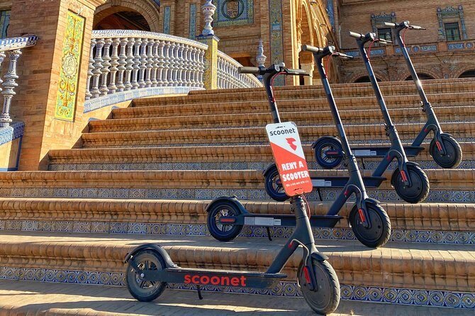 Electric Scooter Rental Seville - Getting Started at C. Almirantazgo: Briefing, Test Ride, Then Go