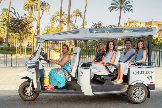 Express Tour of Seville in Private Eco Tuk Tuk - San Telmo Palace: Baroque Seville’s Power Center