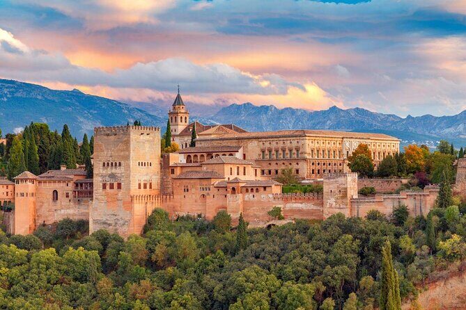 Private Granada Day Trip including Alhambra and Generalife from Seville - Entering the Alhambra complex: Nasrid Palaces, Alcazaba ruins, and Generalife