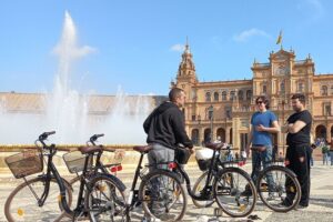 Rent your bike in Seville - What You Actually Get: Helmet, Raincoat, Padlock, and a Real Map