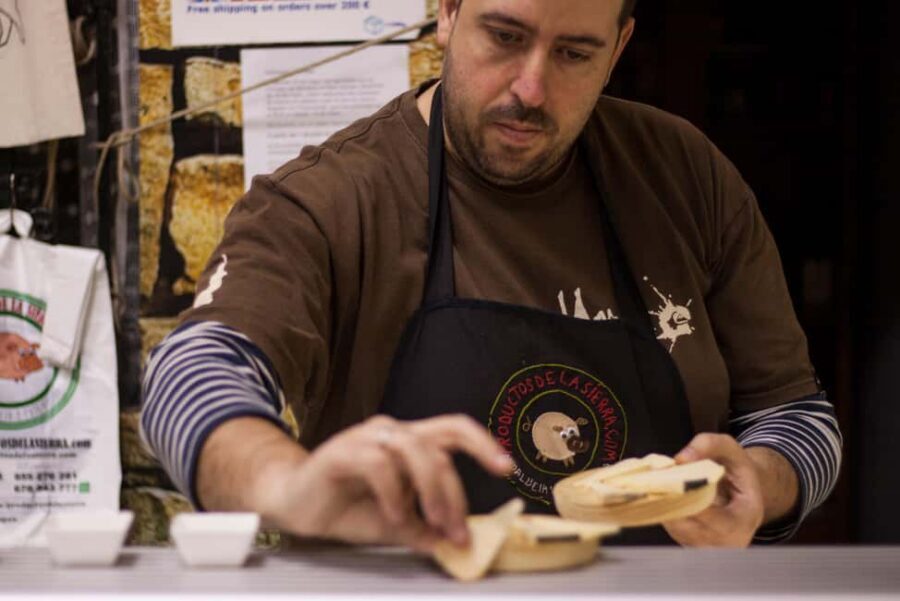 Secret Food Tour Seville - Plaza del Salvador and the Orange Umbrella Start