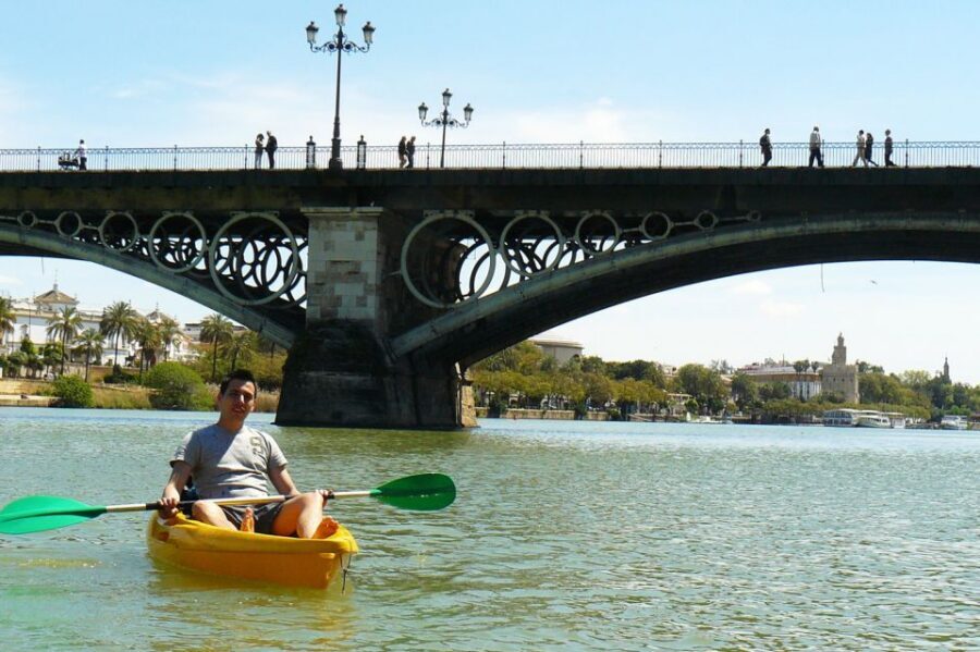 Seville: 2–Hour Guadalquivir River Kayaking Tour - Stop-by-Stop Along the River: what each photo break is for