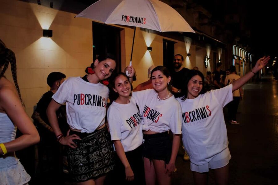 Seville: 3 Bars Pub Crawl + VIP Club Entrance & 3 Free Shots - Meeting point near Plaza del Salvador (and why arriving early matters)