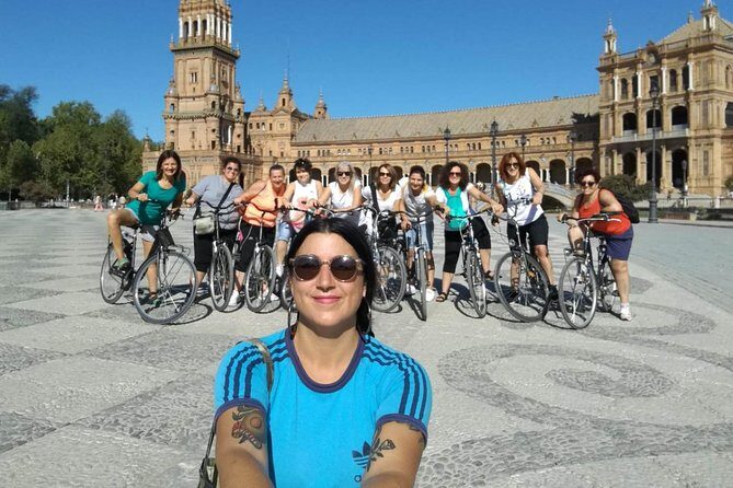 Seville Bike Tour with Full Day Bike Rental - Plaza de España Connections: 1929 Exhibition and María Luisa Park