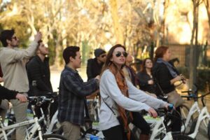 Seville Bilingual Bike Tour - Meeting at Centerbici and getting set up fast