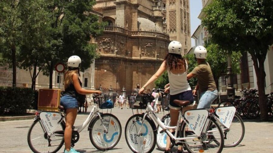 Seville City Bike Tour: Top Seville's Monuments - Cathedral and Alcázar pass-bys: big landmarks, fast orientation