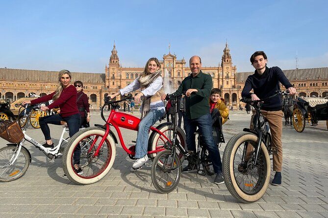 Seville ElectricBike Tour 2h | Explore Like a Local | Small Group - Cathedral area, Torre del Oro, and Alcázar from the saddle