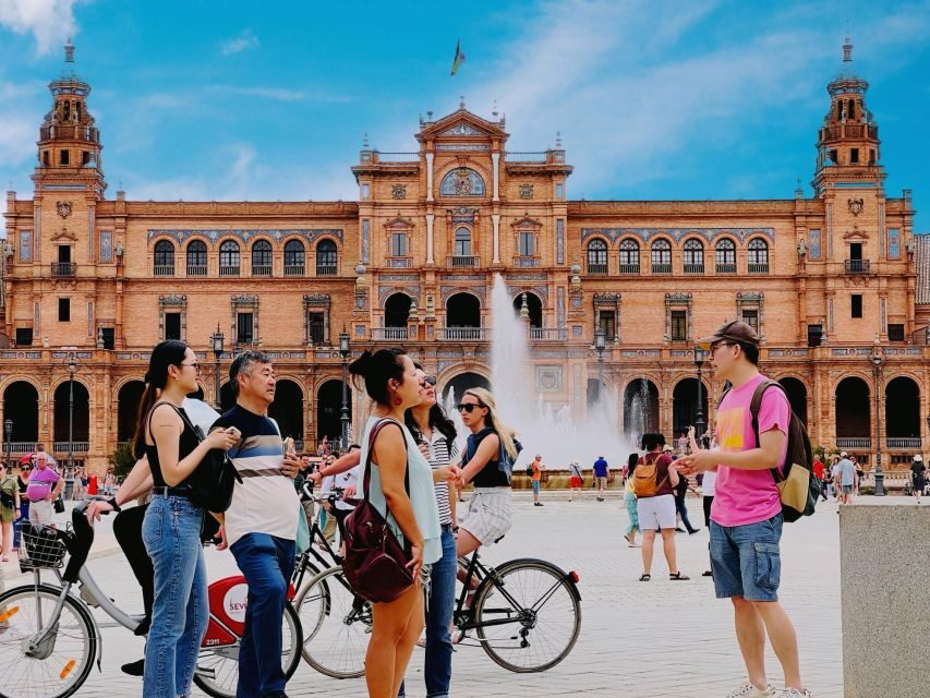 Seville FullDay Tour: Alcázar, Cathedral + Triana & Flamenco - From Plaza de España to Santa Cruz: the day starts with orientation