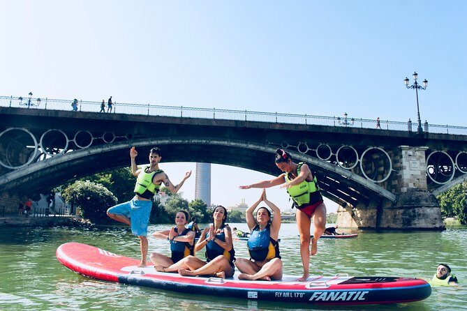 Seville: Paddle Surf on an XXL Board - Group teamwork, on-water games, and the laughs you remember