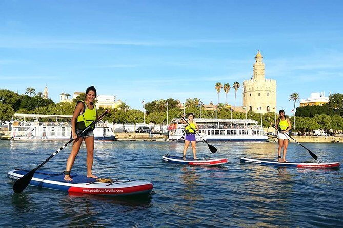 Seville: Paddle Surf Route and Class - What you’ll see and remember: turtles, skyline angles, and the fun factor