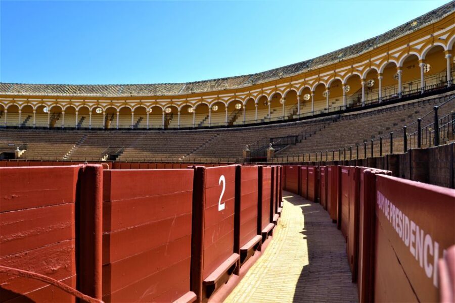 Seville: Plaza de Toros and Barrio Santa Cruz Tour - Getting Oriented at Puerta del Príncipe