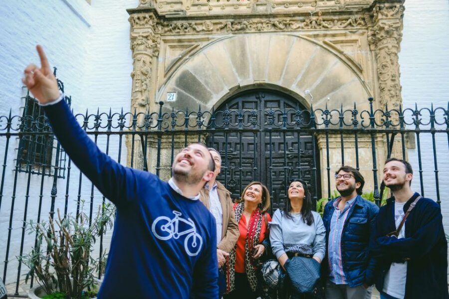 Seville: Small Group Jewish Quarter Tour with Tapas & Drinks - El Rincón De Murillo wine tasting: the underground surprise at the end