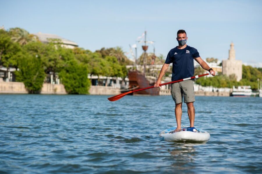 Seville: Stand Up Paddle Board Rental - Canoeing Club Triana: where your SUP day starts