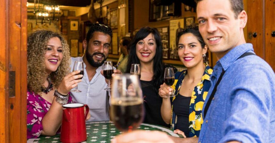 Seville: Tapas Crawl - Stop 1: Wine and tapas that get you into the local rhythm