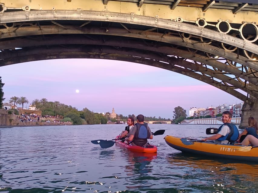 Sunset Kayak: Historic Seville, Triana and La Cartuja - Good value: what you’re paying $71 for