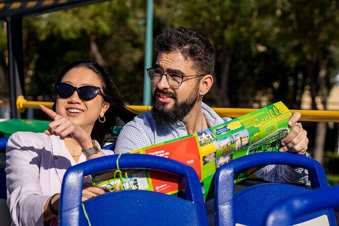 Tourist bus tour of Seville - Plaza América and Maria Luisa Park: A Green Pause Near Culture