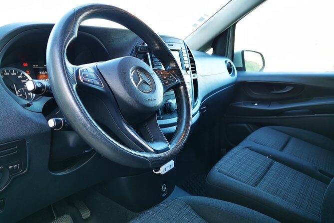 Transfer From Seville To Lisbon Portugal - What you actually get: Mercedes van, Wi‑Fi, and door-to-door convenience